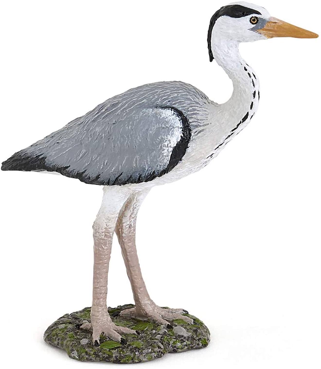 Papo - Figurine Héron Cendré Marron