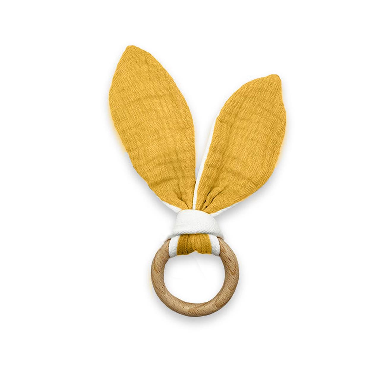 PAPATE - Anneau De Dentition En Coton Bio Beige