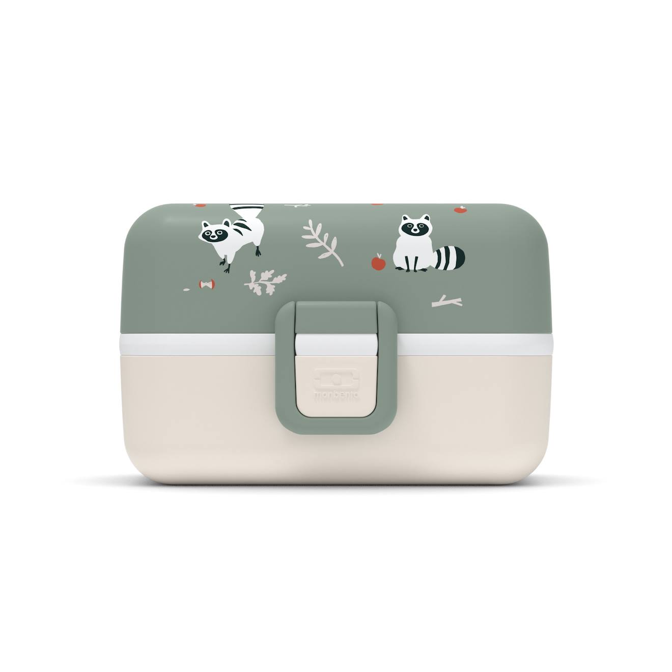 Lunch Box À Compartiments 800ml Tresor Vert Raccoon (Monbento) - Image 1