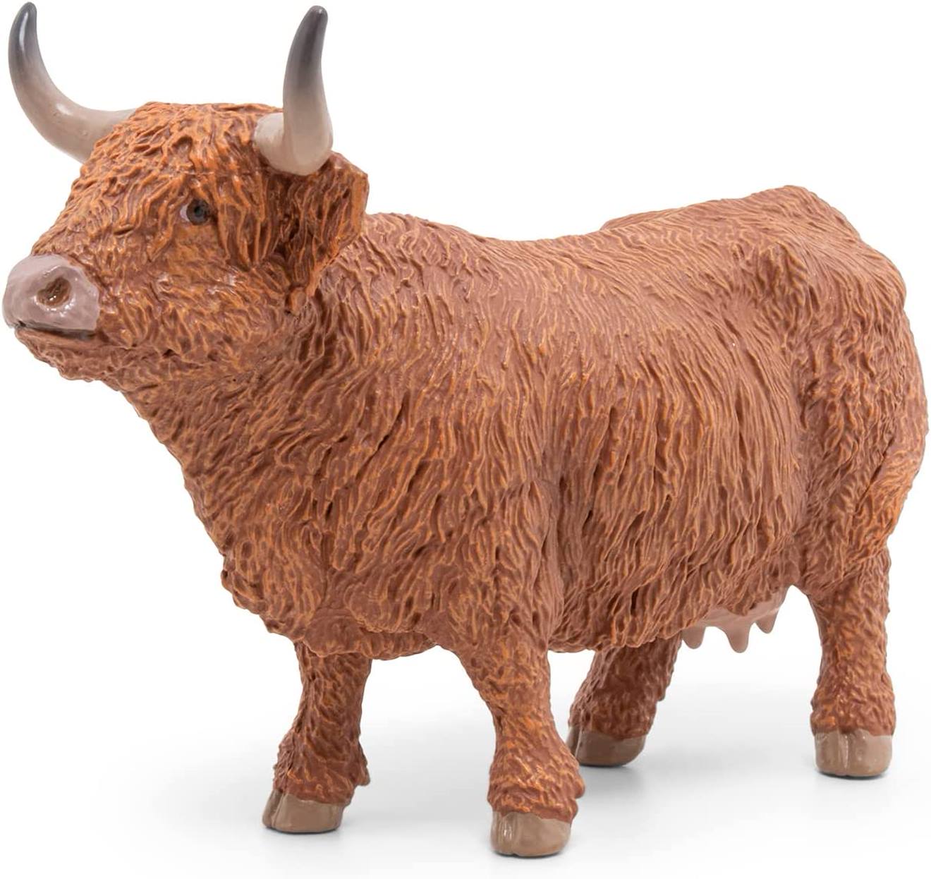 Figurine Vache Highland Marron