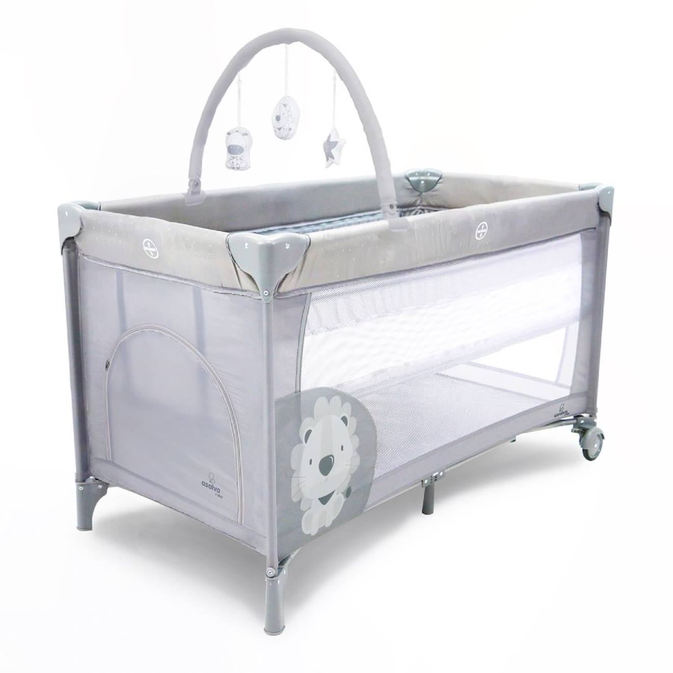Lit De Voyage Complet Dúo Baby Gris