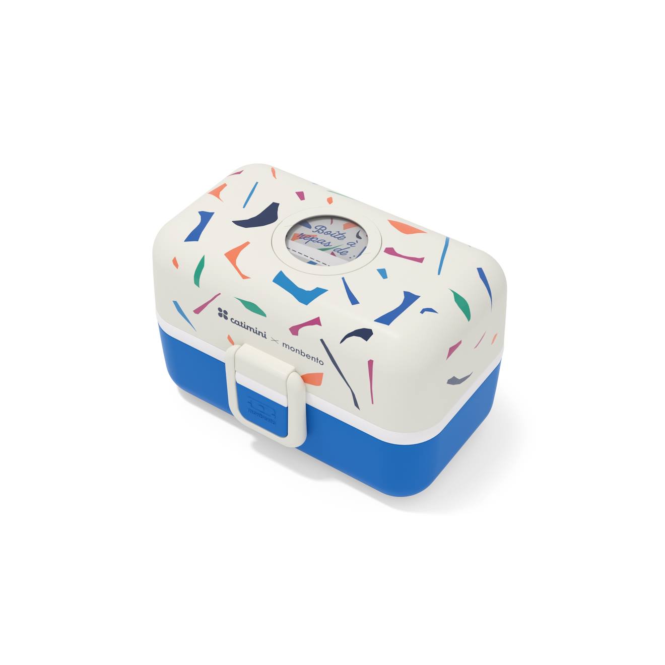 Monbento - Lunch Box À Compartiments 800ml Tresor Bleu Terrazzo