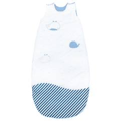 -Gigoteuse bébé en coton - blue baleine