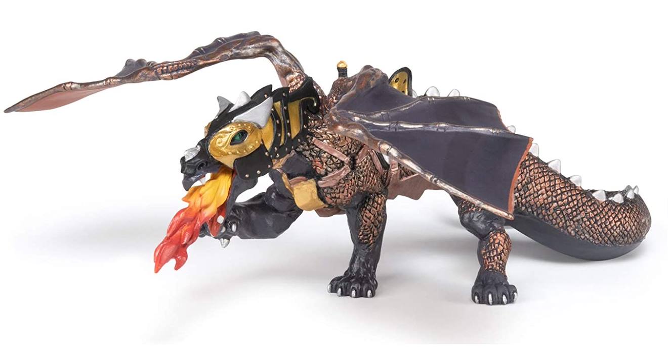 Figurine Dragon Des Ténèbres Marron