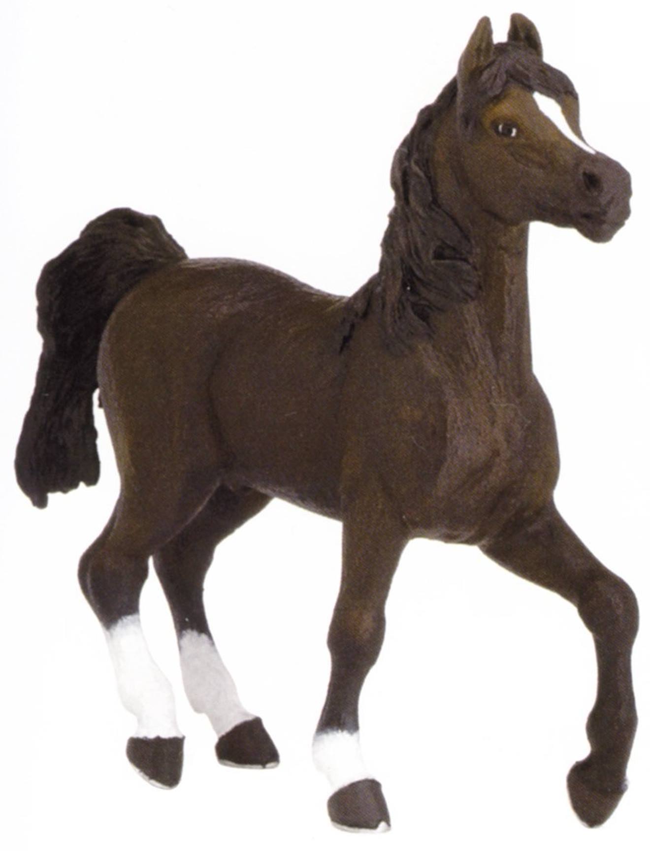 Figurine Cheval Arabe Marron