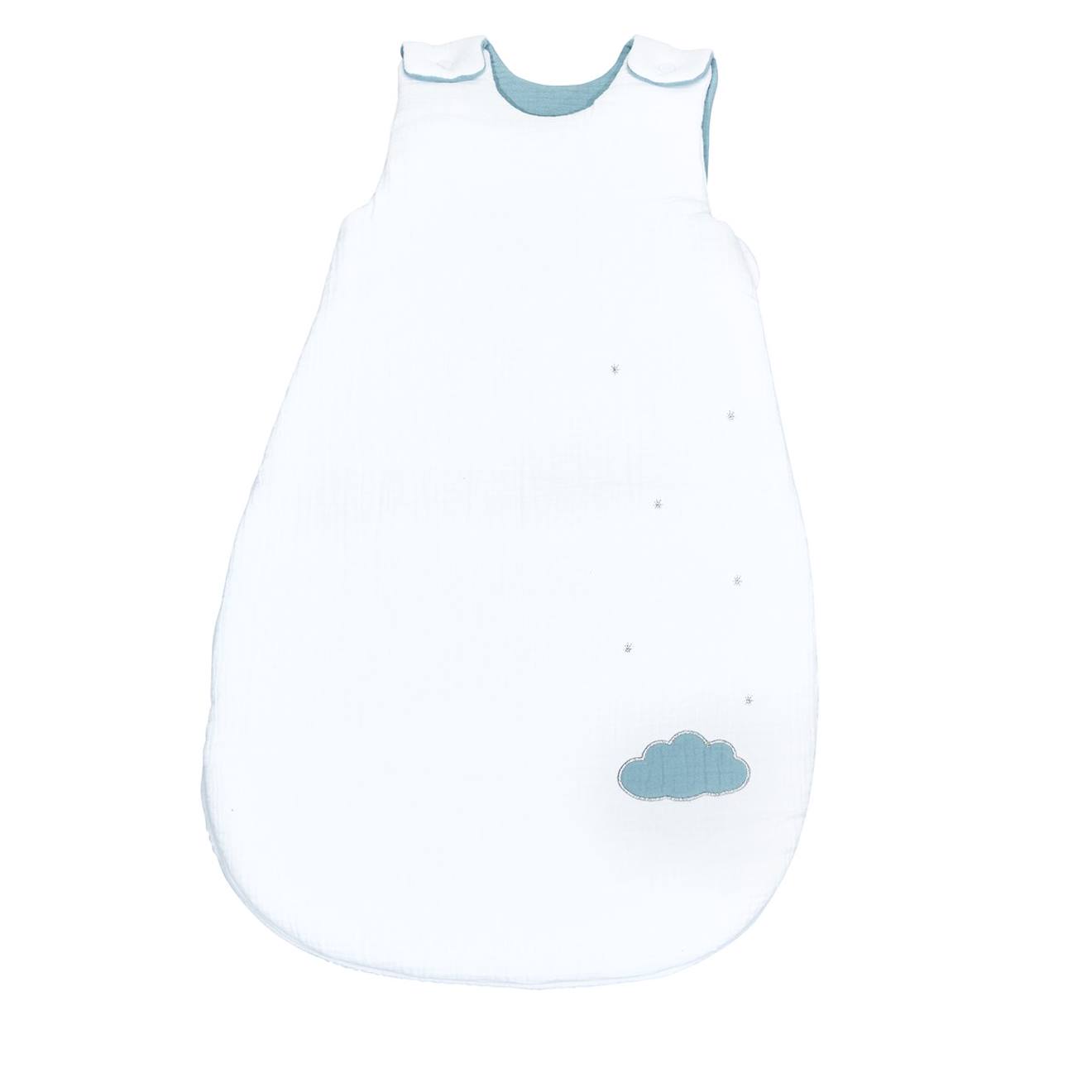 Gigoteuse En Coton - Lily Blanc/bleu