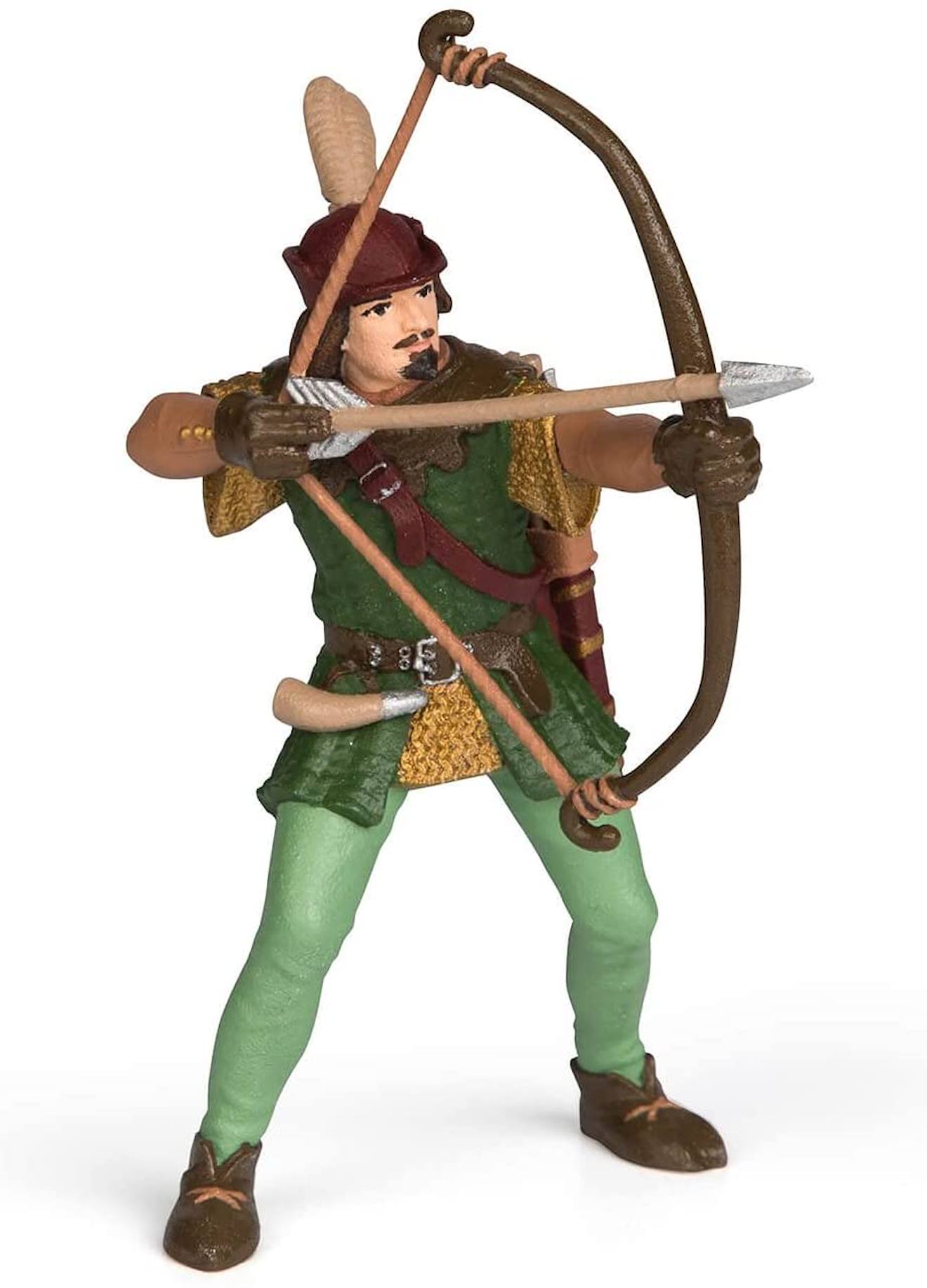 Figurine Robin Des Bois Debout Marron