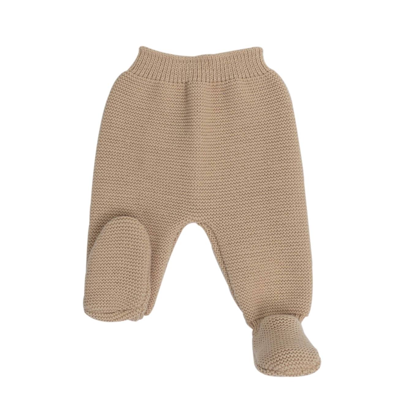 Pantalon Bébé Maille Caramel