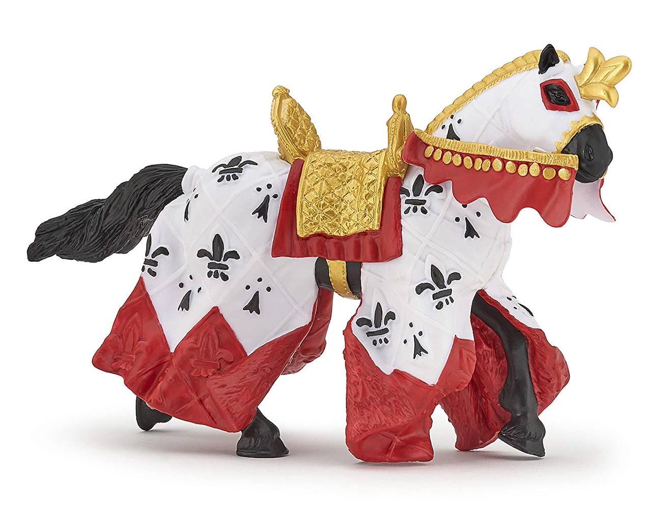 Papo - Figurine Cheval Du Roi Arthur Rouge