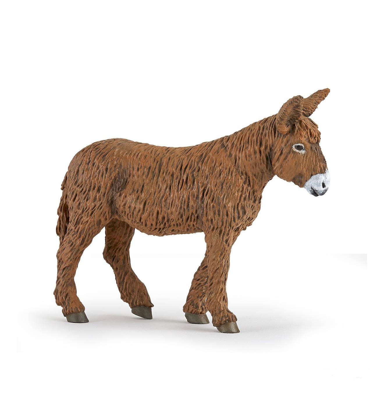 Papo - Figurine Baudet Du Poitou Marron