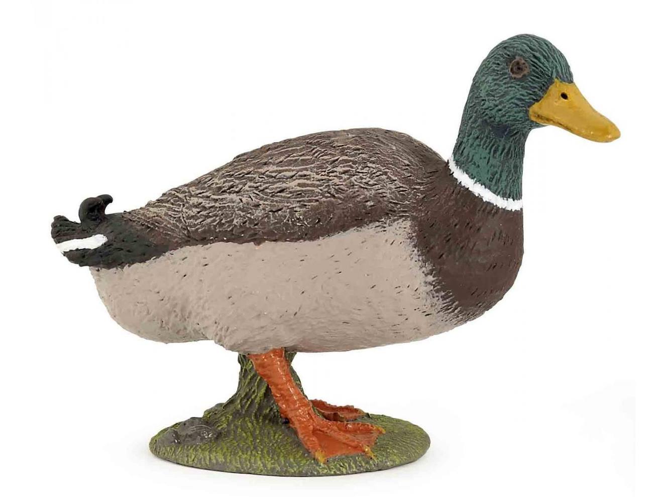 Papo - Figurine Canard Colvert Marron