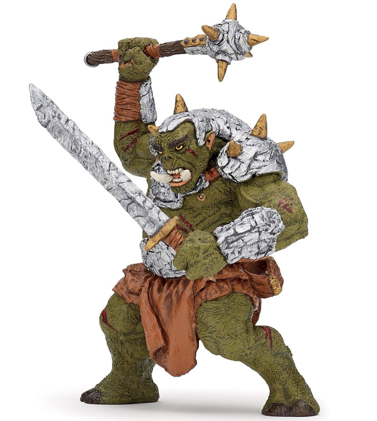 Papo - Figurine Ork Géant Au Sabre Vert