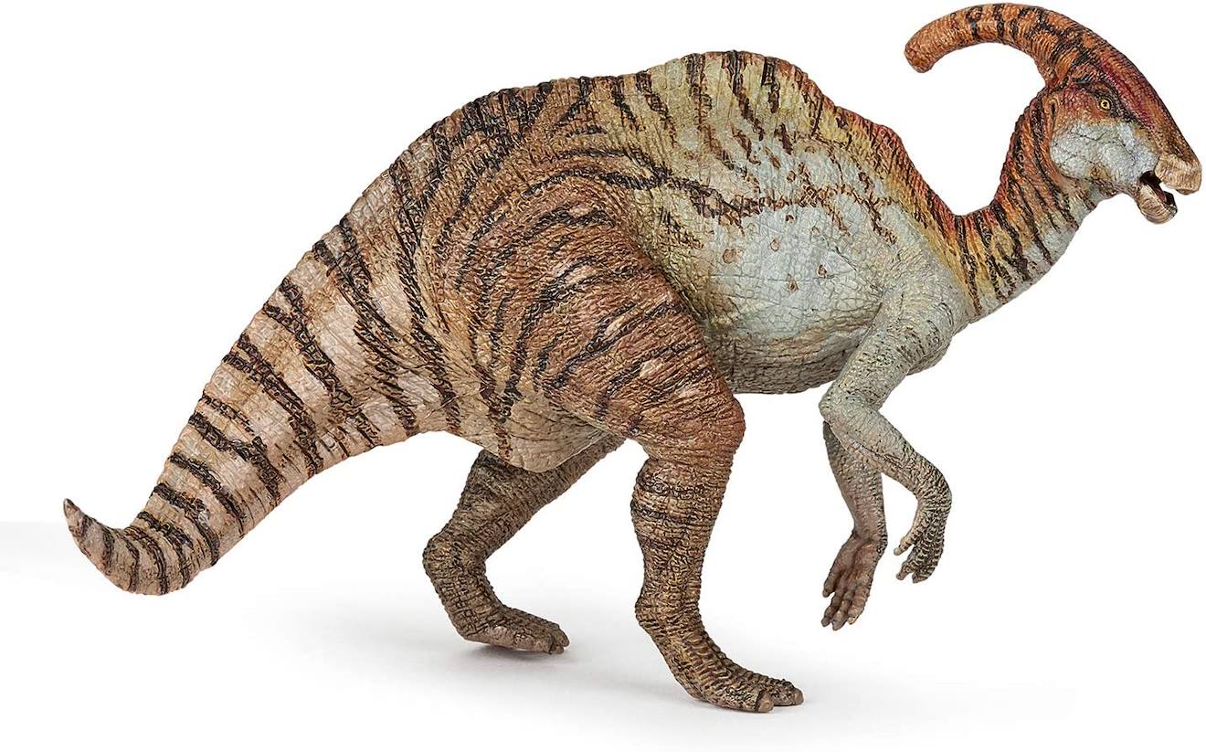 Figurine Parasaurolophus Marron