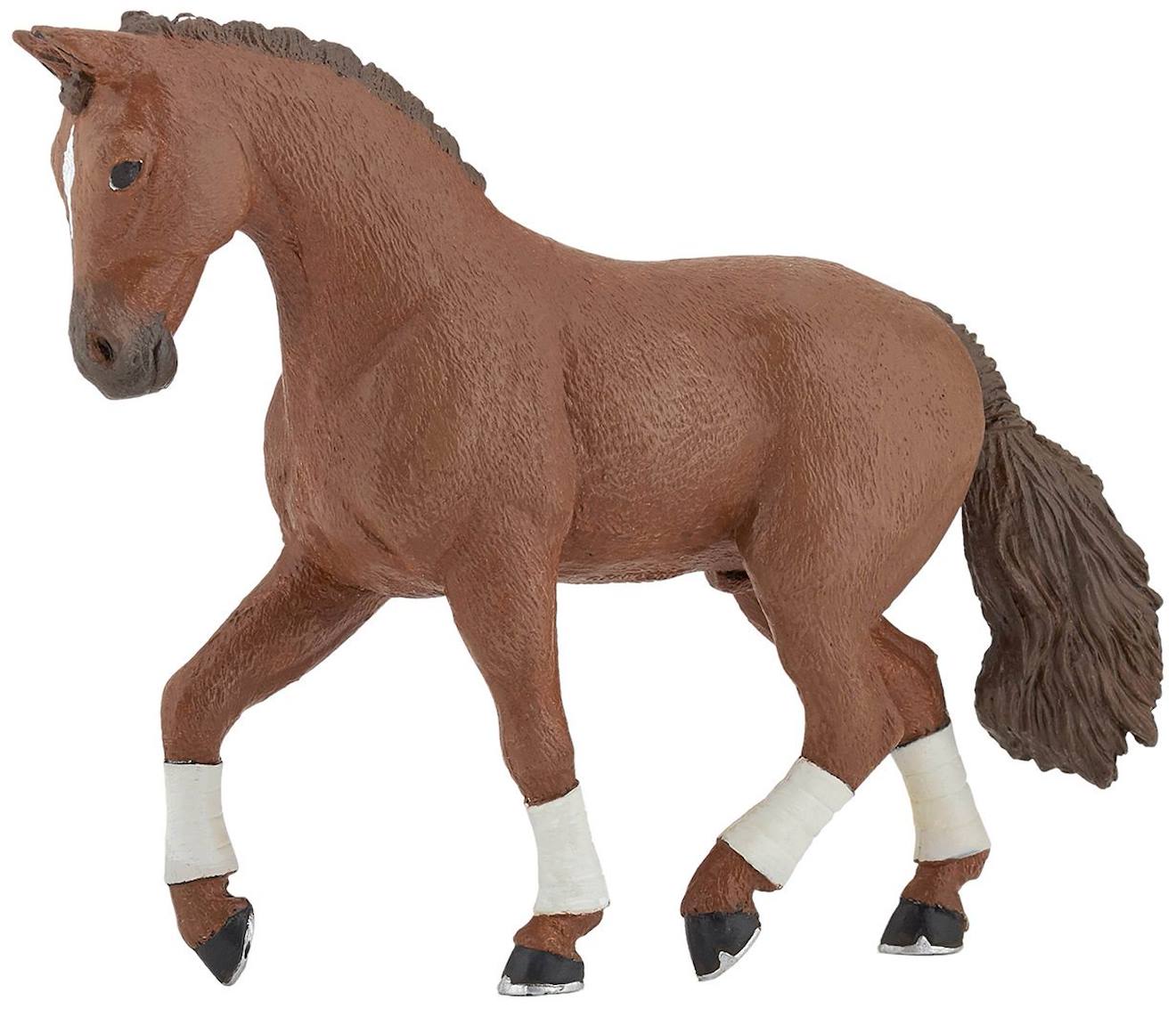Figurine Cheval Hanovrien Alezan Marron