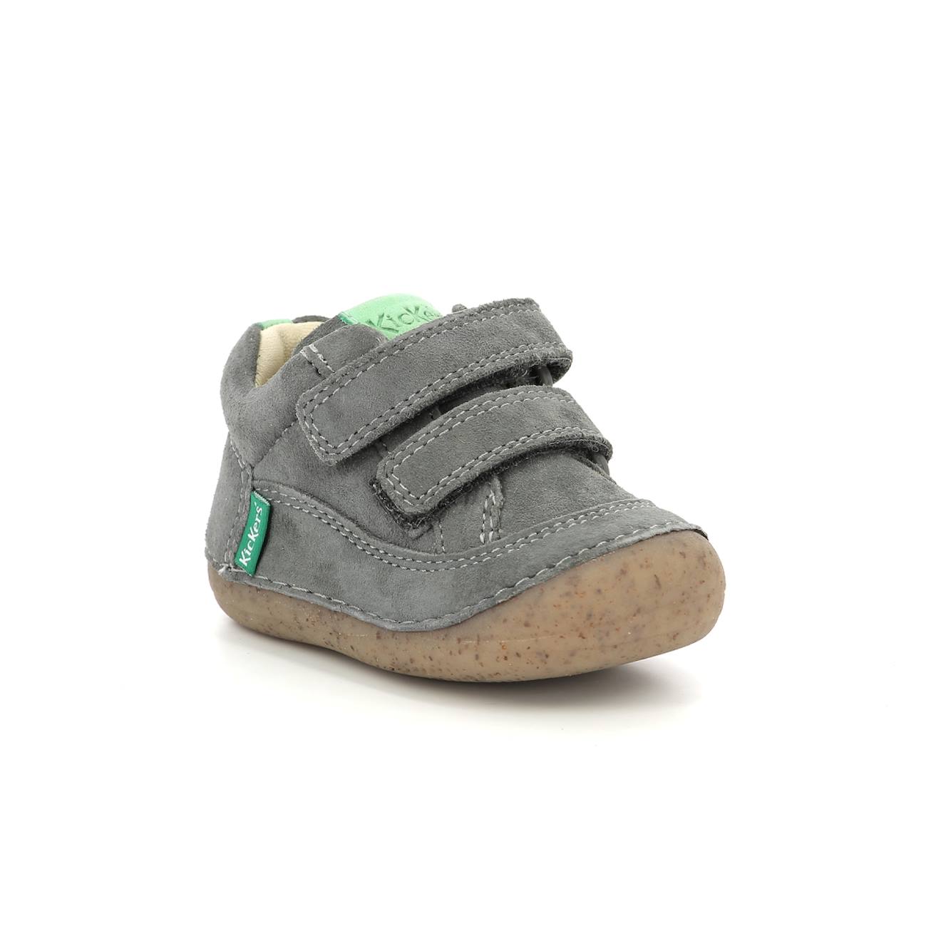 Kickers - Bottillons Bébé Sostankro Gris Fonce