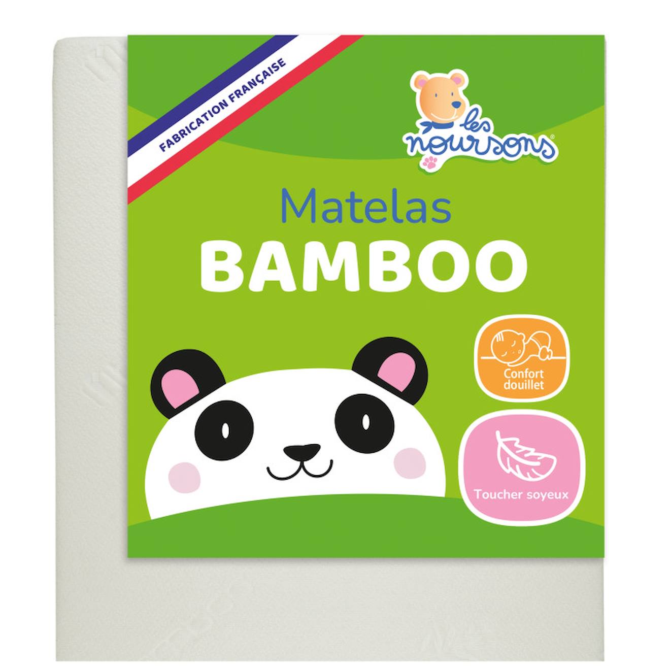 Matelas Bébé Bamboo Blanc
