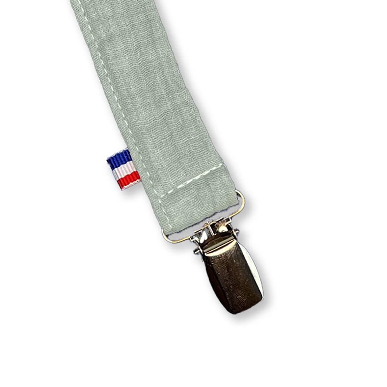 PAPATE - Attache Tétine En Coton Bio Vert