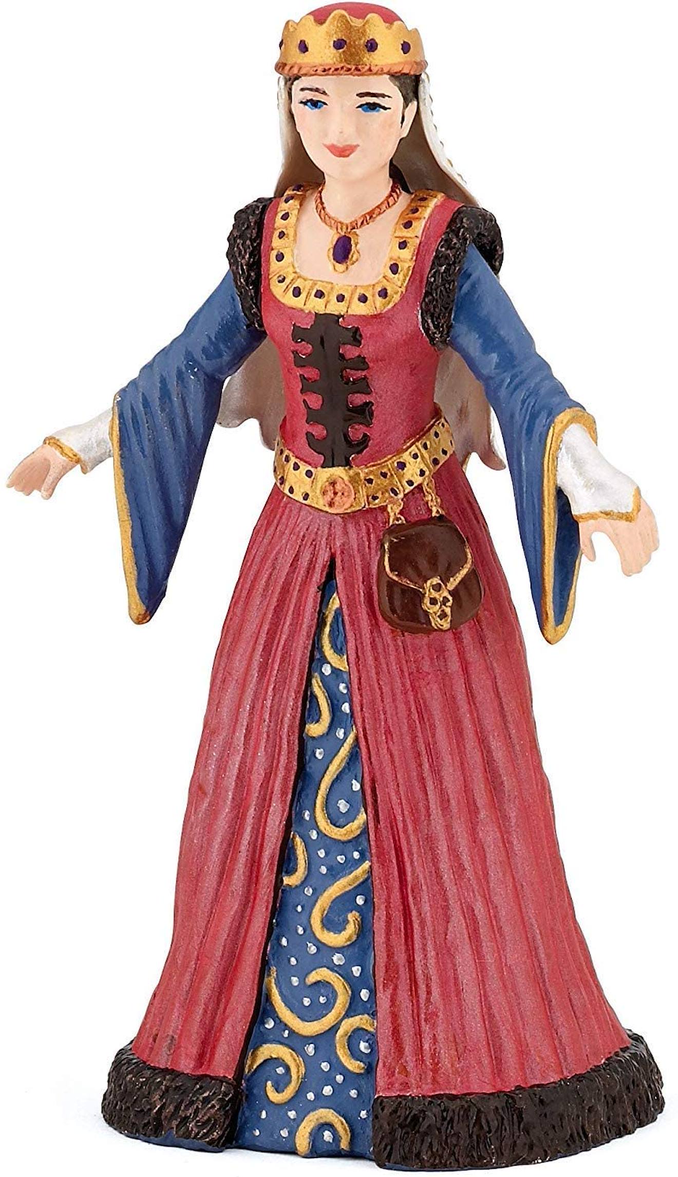 Papo - Figurine Reine Médiévale Rouge