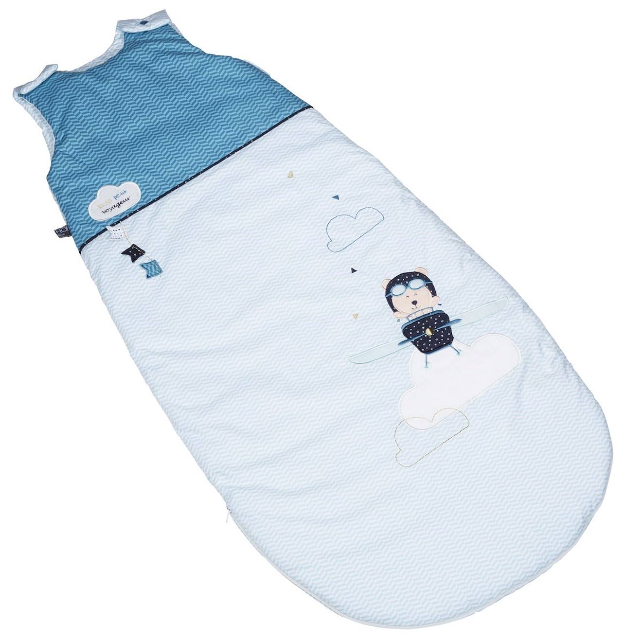 Gigoteuse Bébé Ouatinee En Coton - Lazare Bleu Foncé/bleu