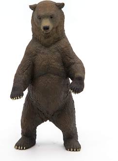 Jouet-Jeux d'imagination-Figurines, mini mondes, héros et animaux-Figurine ours grizzly