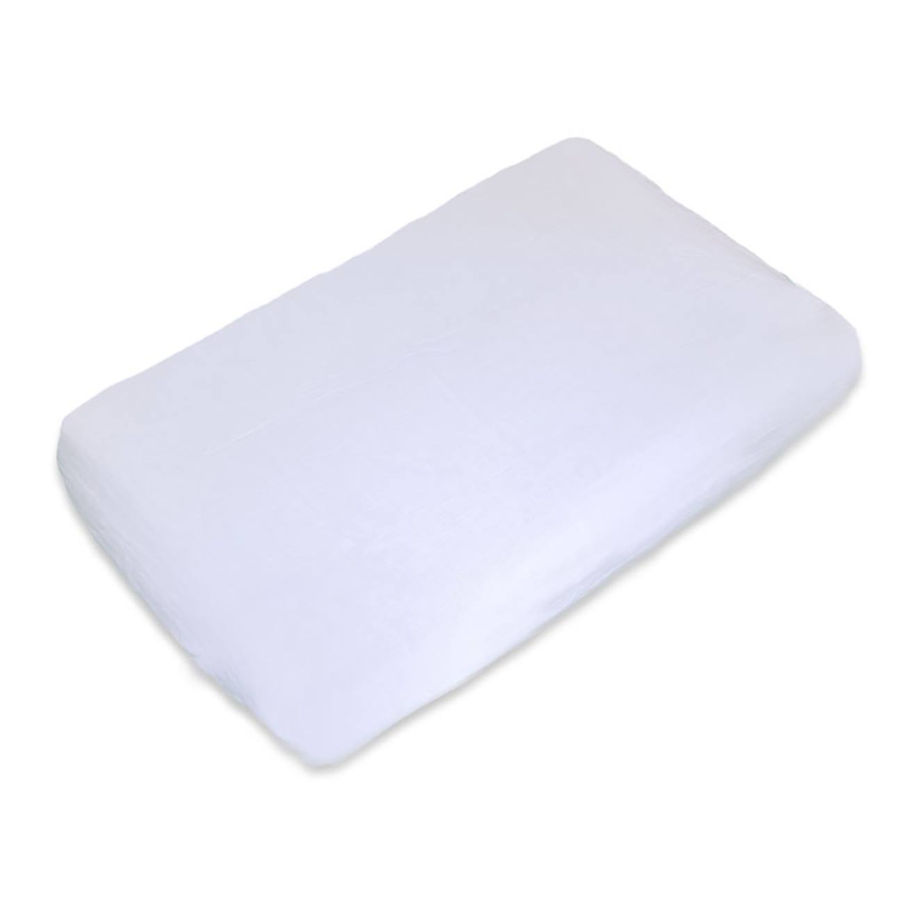 PAPATE - Housse De Matelas À Langer En Coton Bio Blanc