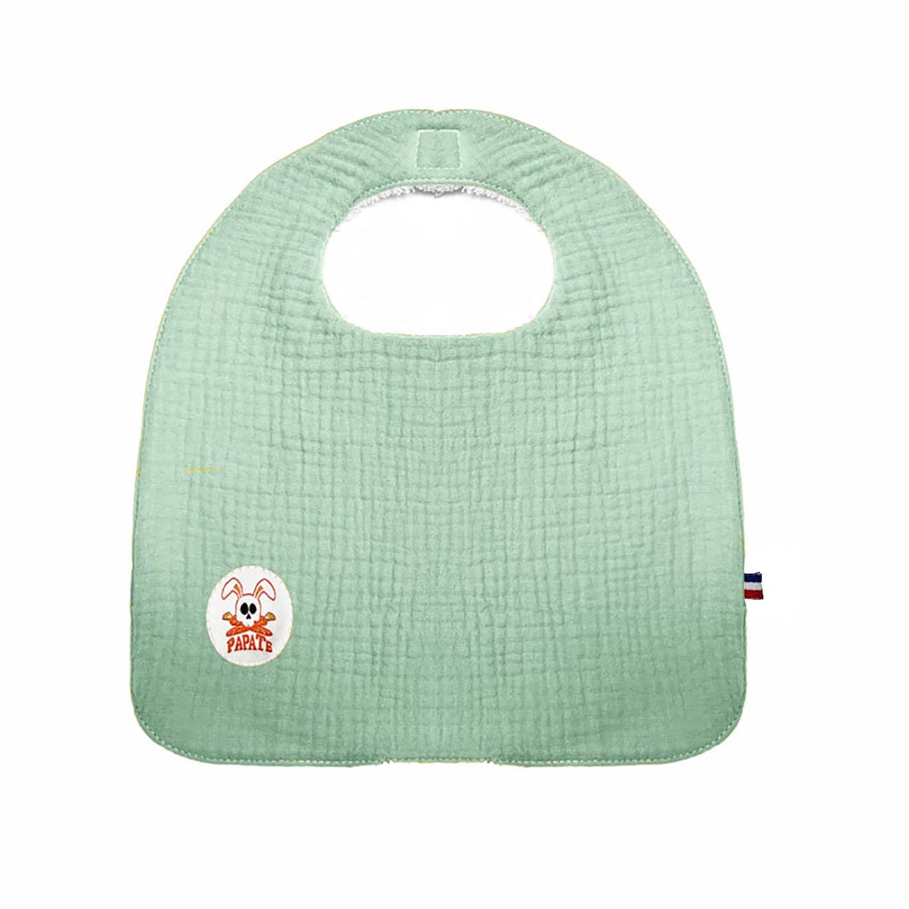 PAPATE - Bavoir En Coton Bio Vert