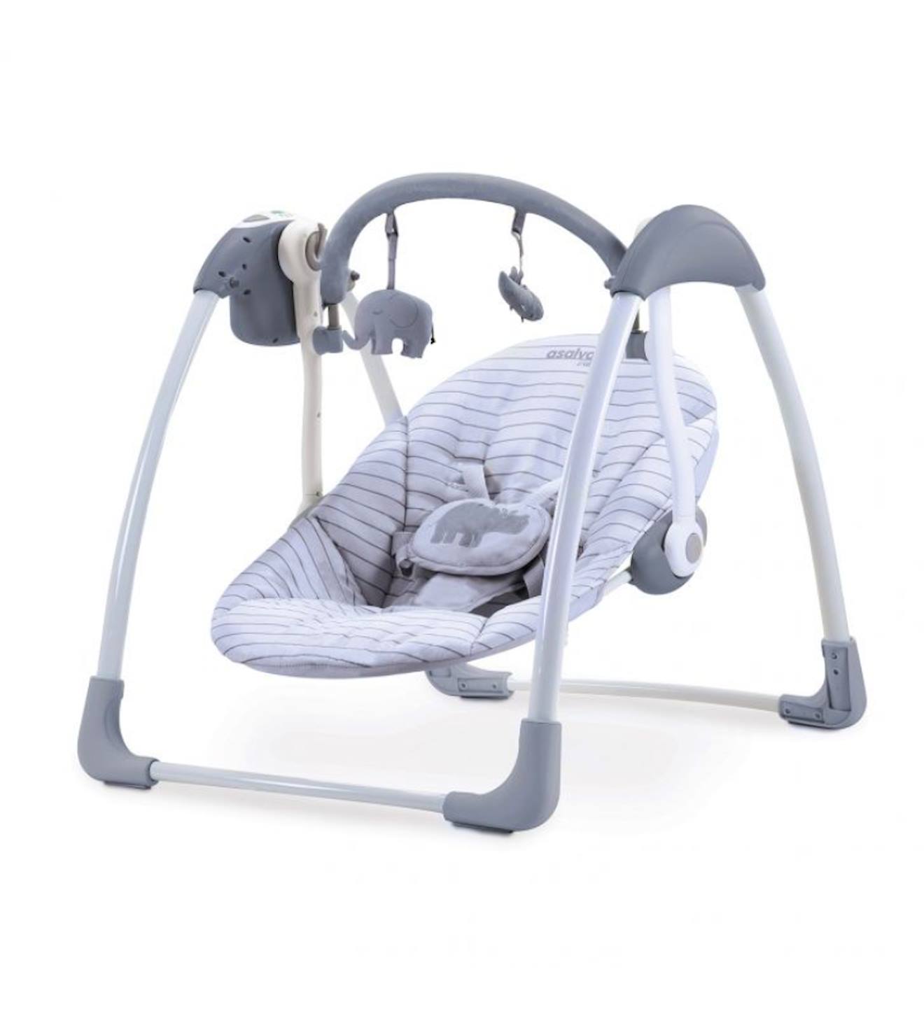 Balancelle Musicale De Papa Hippo Gris
