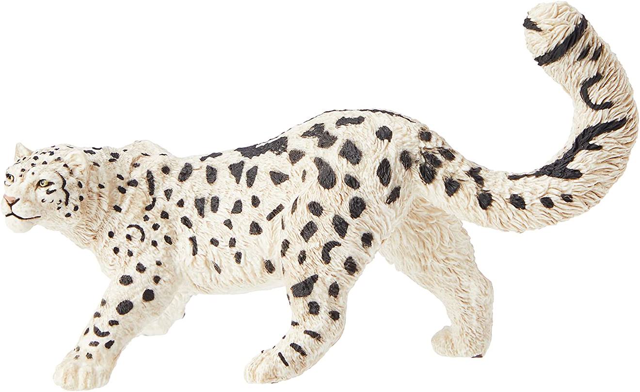 Figurine Léopard Des Neiges Gris
