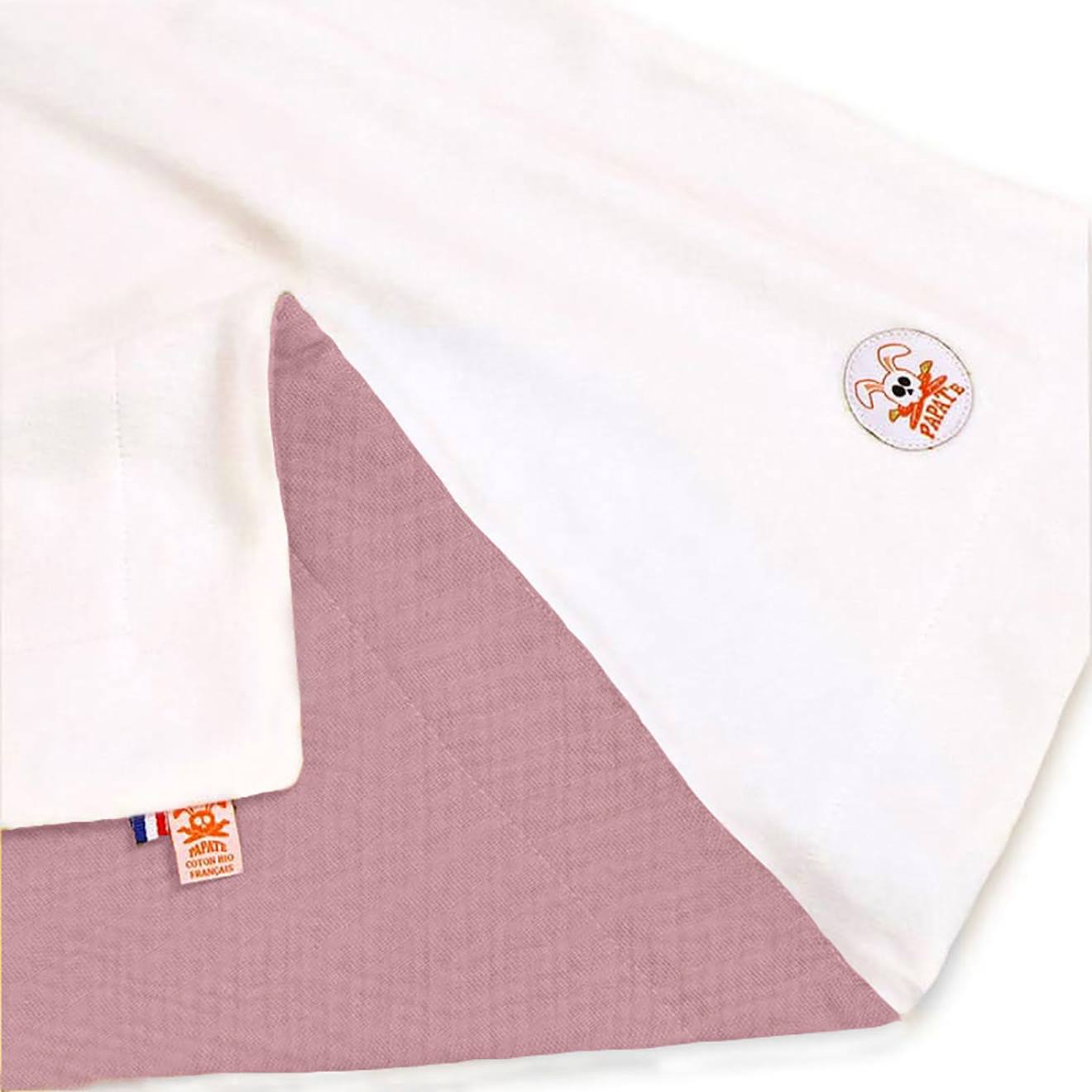 Couverture Polaire En Coton Bio Rose