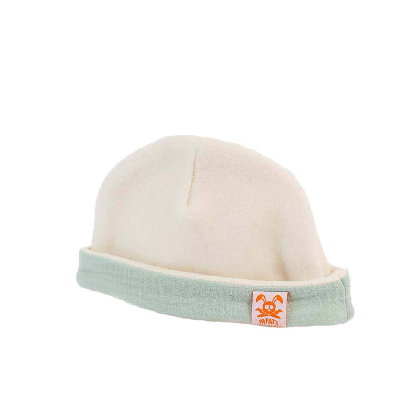Bonnet De Naissance En Coton Bio Vert