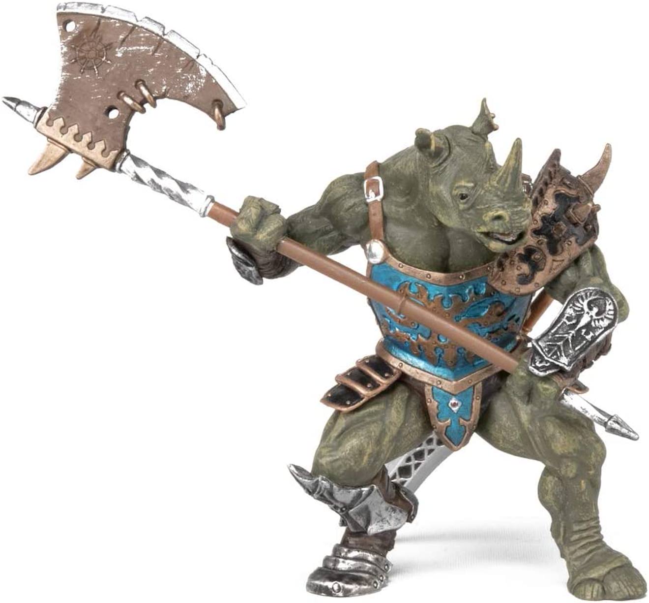 Figurine Mutant Rhinocéros Marron