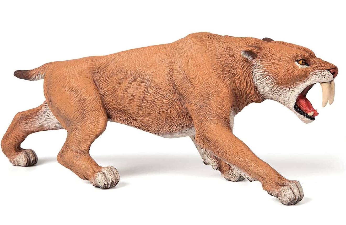 Papo - Figurine Smilodon Marron