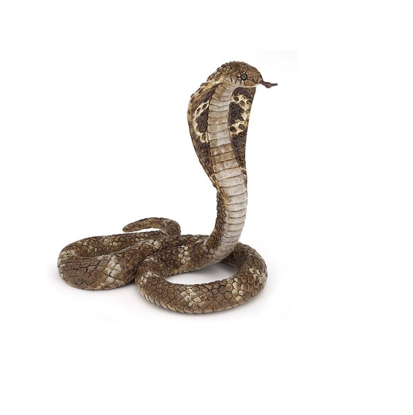 Figurine Du Serpent Cobra Royal Marron