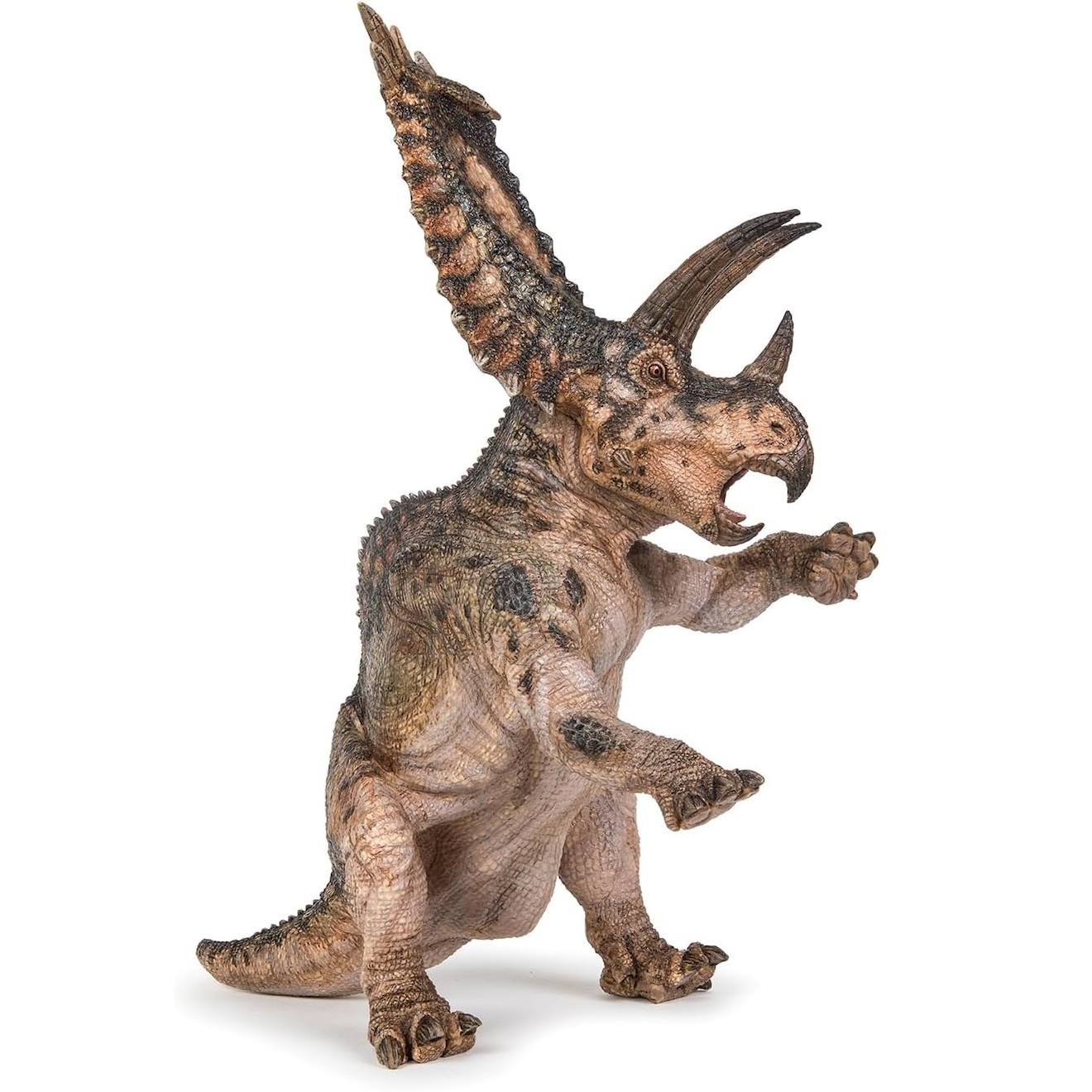 Figurine Pentaceratops Marron