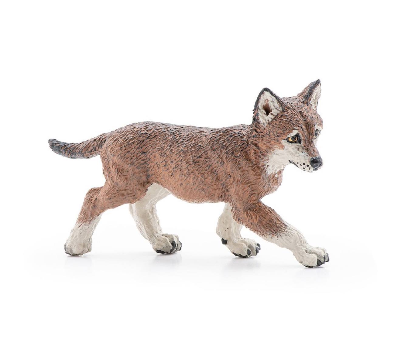 Figurine Louveteau Marron