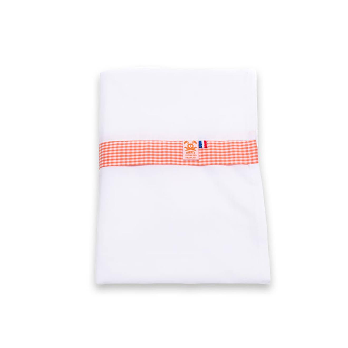 PAPATE - Draps Plat En Coton Bio Blanc
