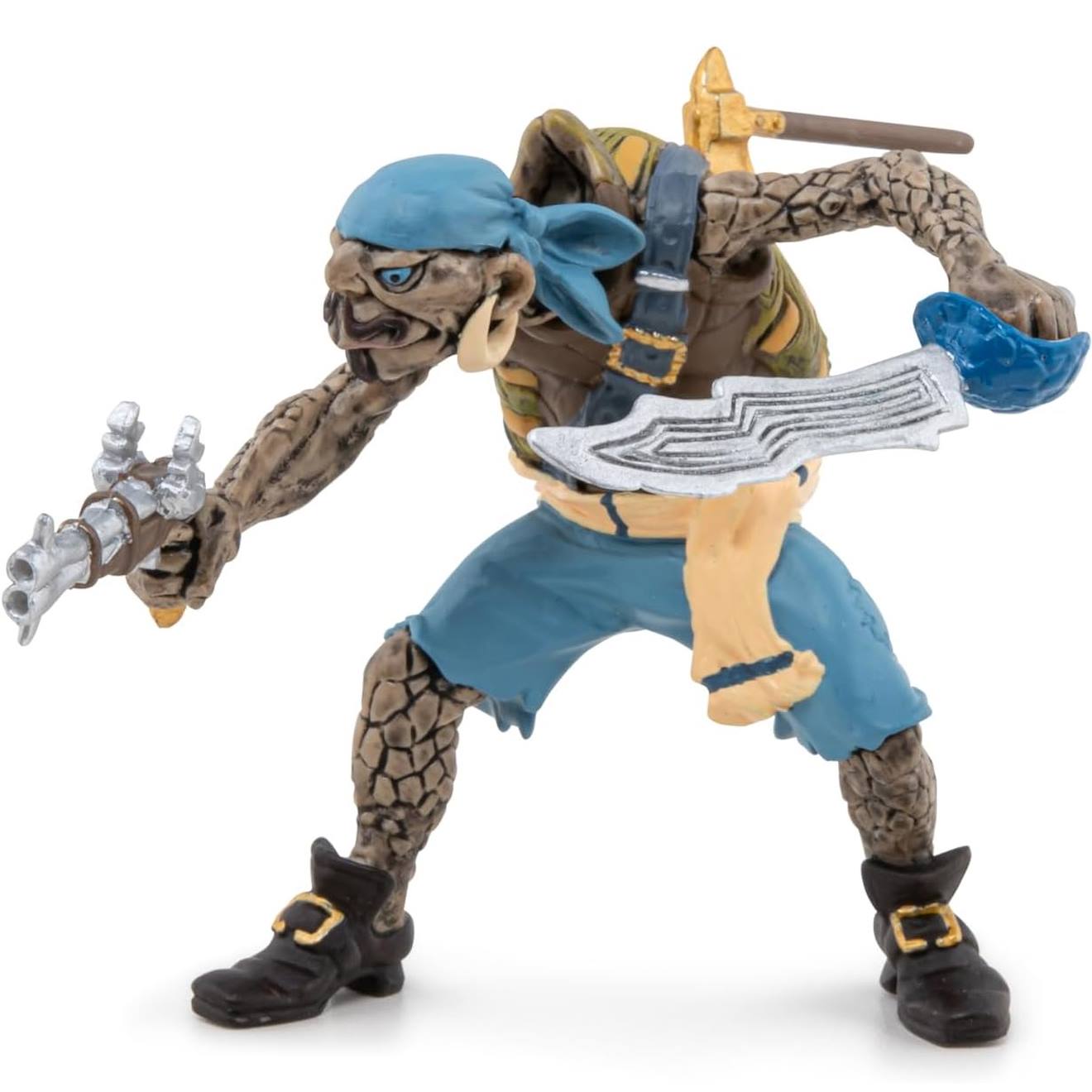 Papo - Figurine Pirate Mutant Tortue Rouge