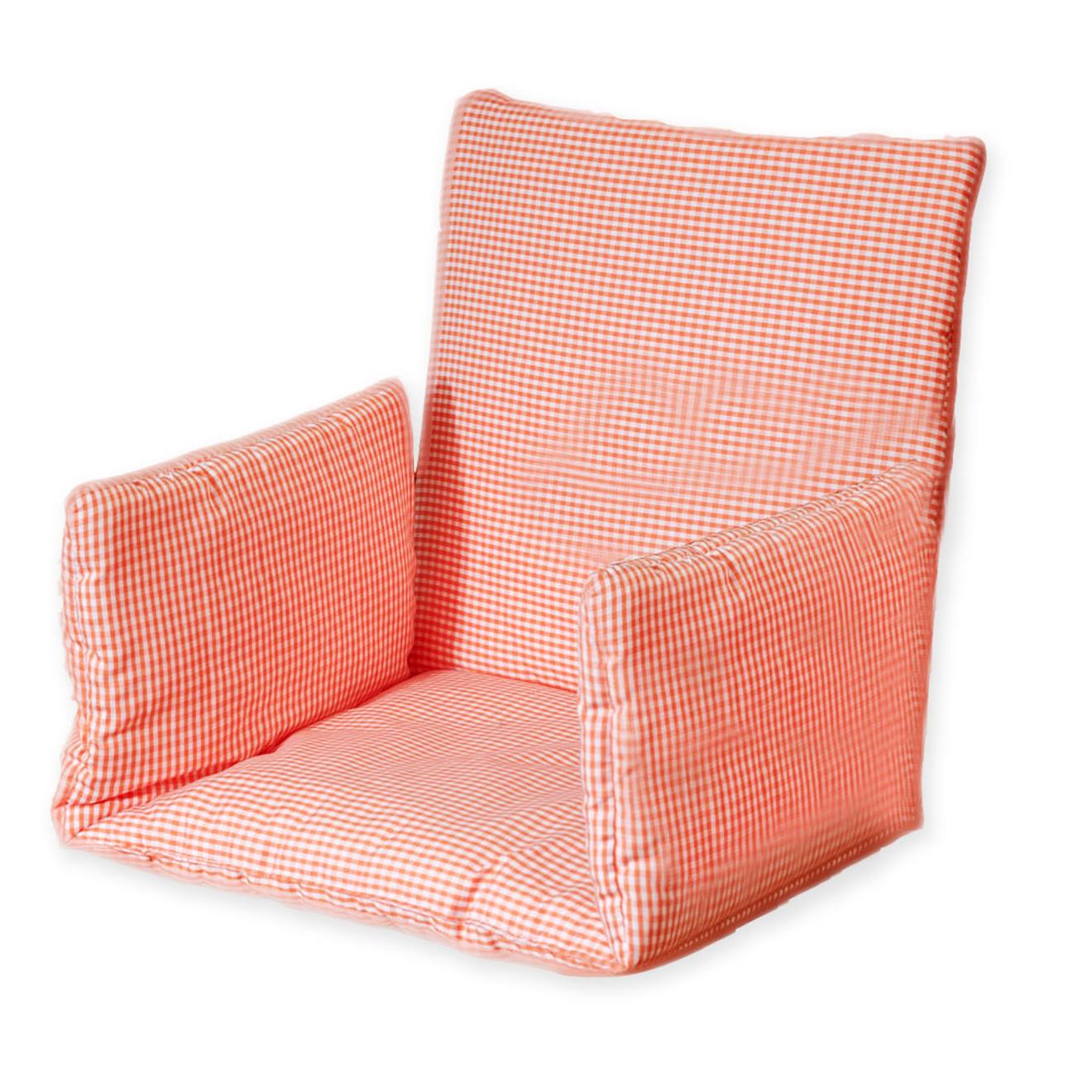 PAPATE - Coussin De Chaise Haute En Coton Bio Orange