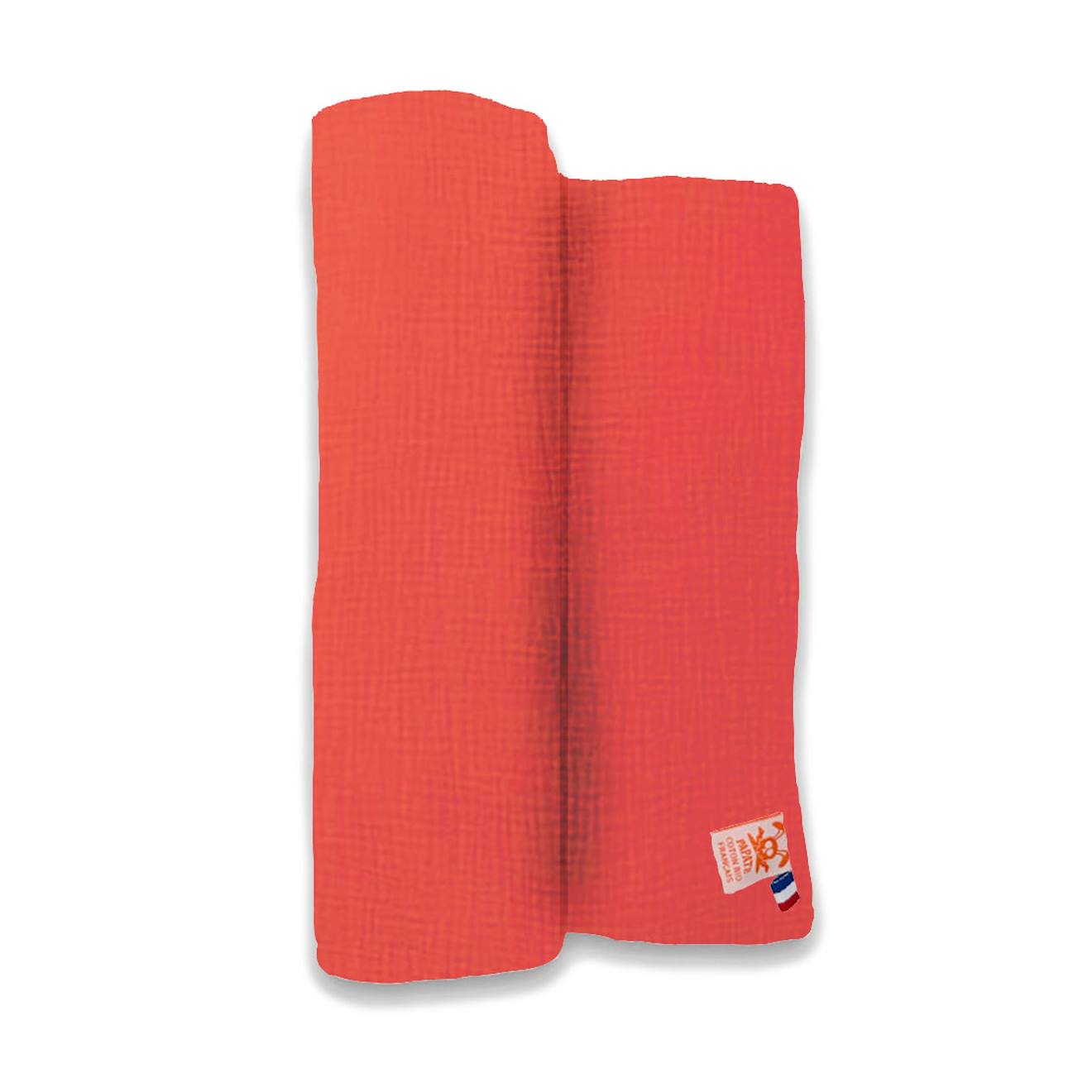 PAPATE - Maxi Lange En Coton Bio Rouge