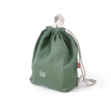 Monbento - Sac À Dos Enfant En Gaze De Coton Buddy Vert