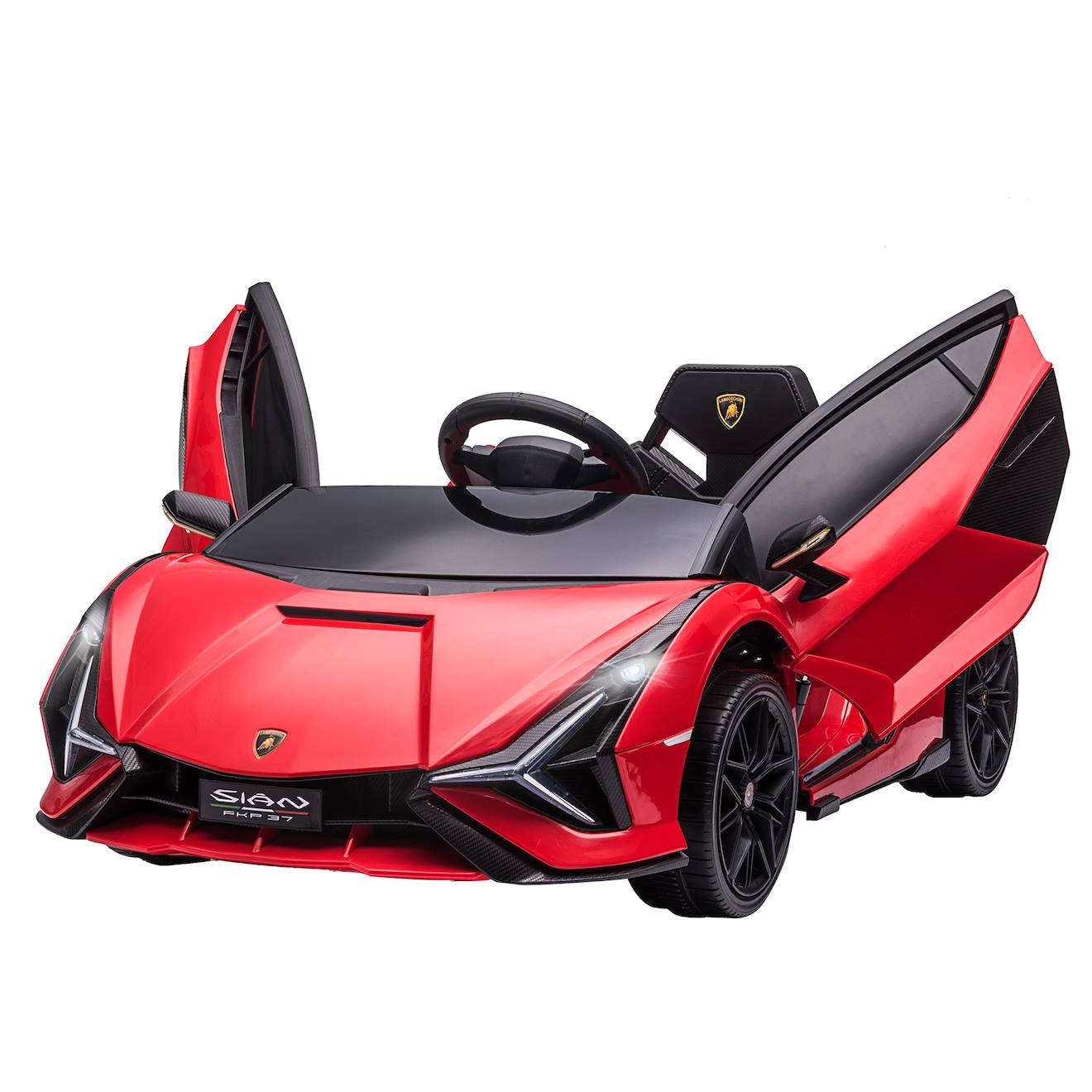 Voiture Électrique Enfant 12v Lamborghini Sián Rouge