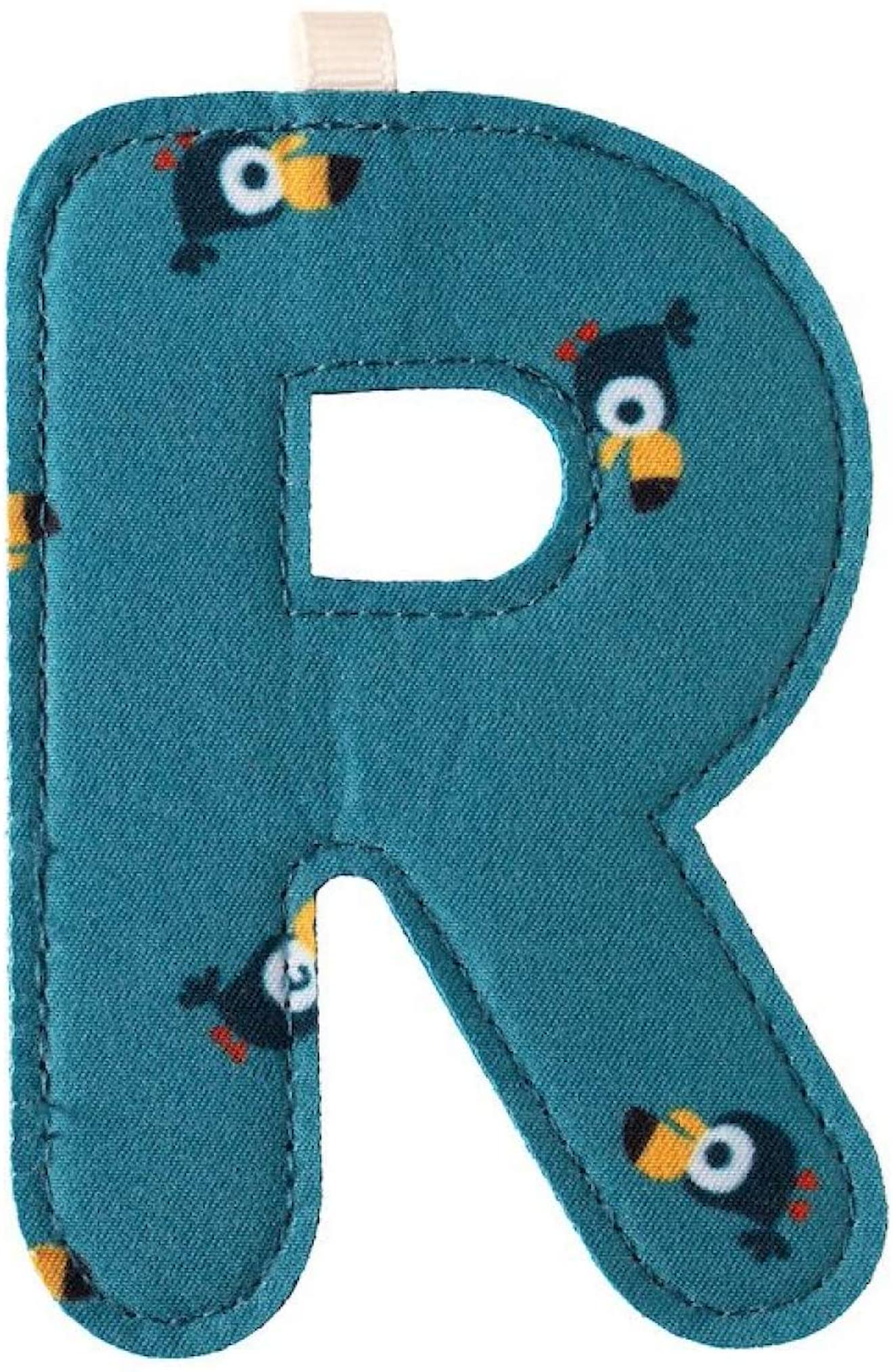 Lettre R Toucan Pablo Bleu