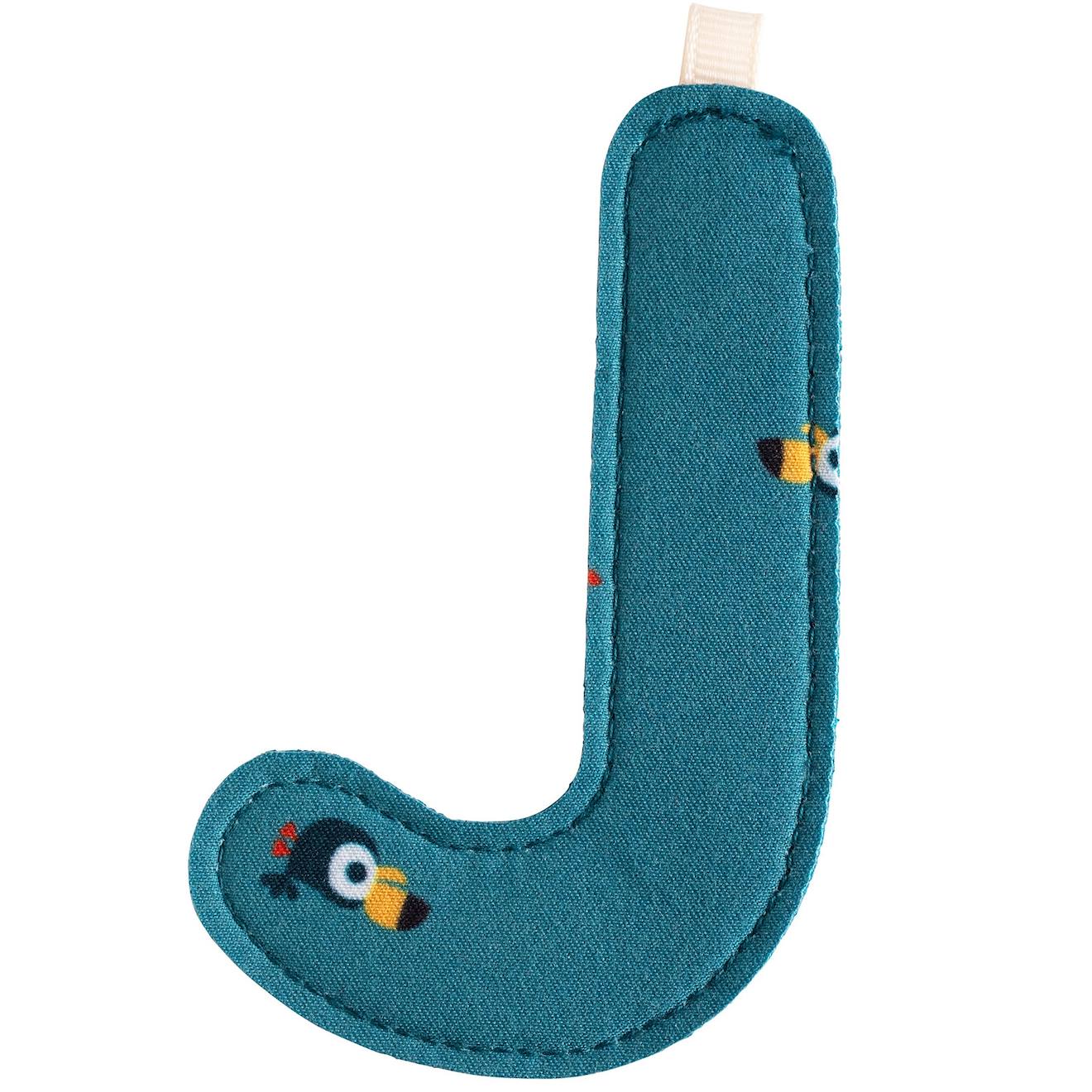 Lettre J Toucan Pablo Rose