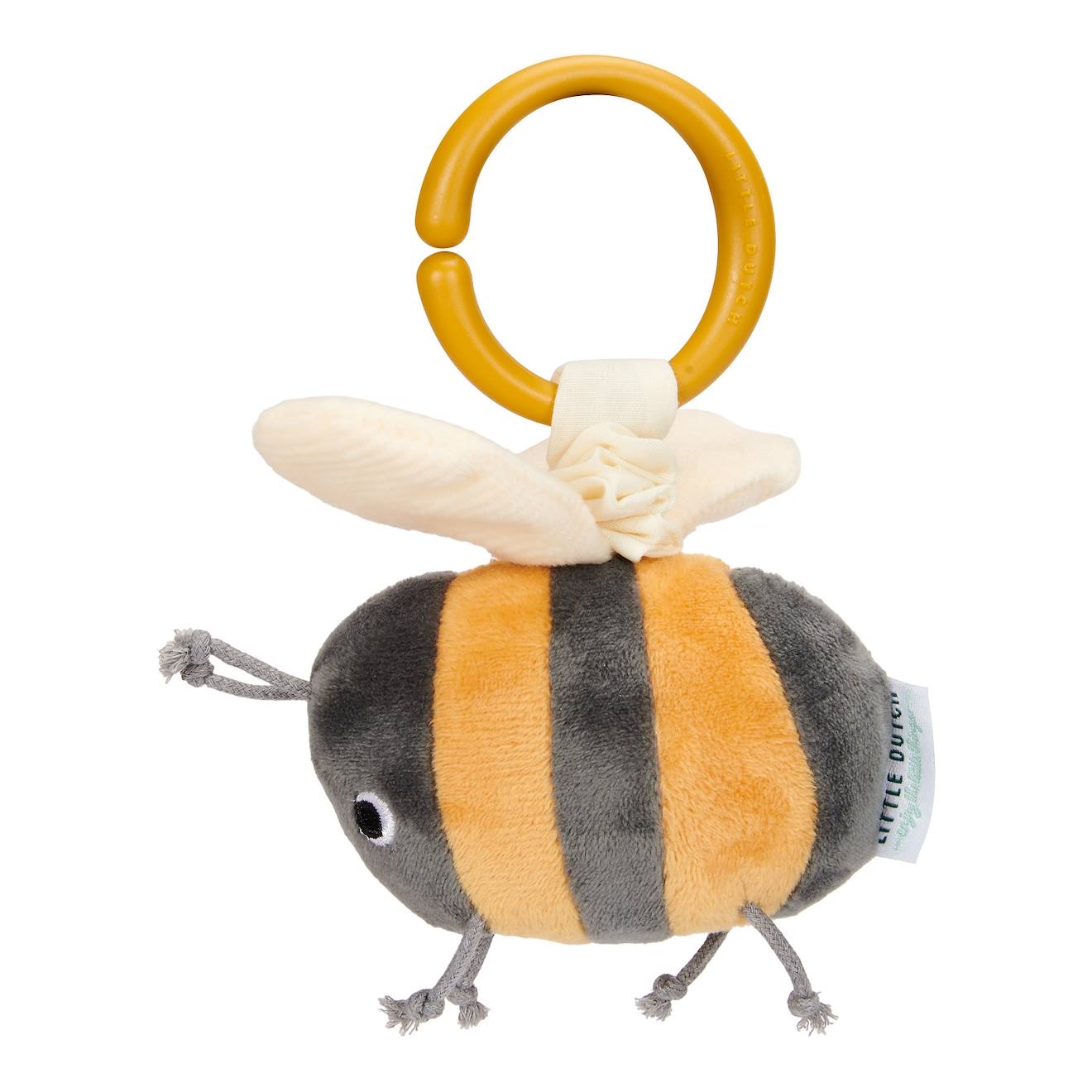 Peluche Abeille Vibrante À Suspendre Jaune