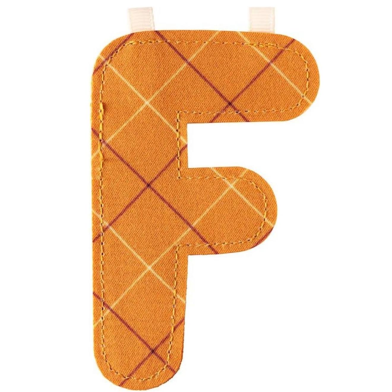 Lettre F Jaune