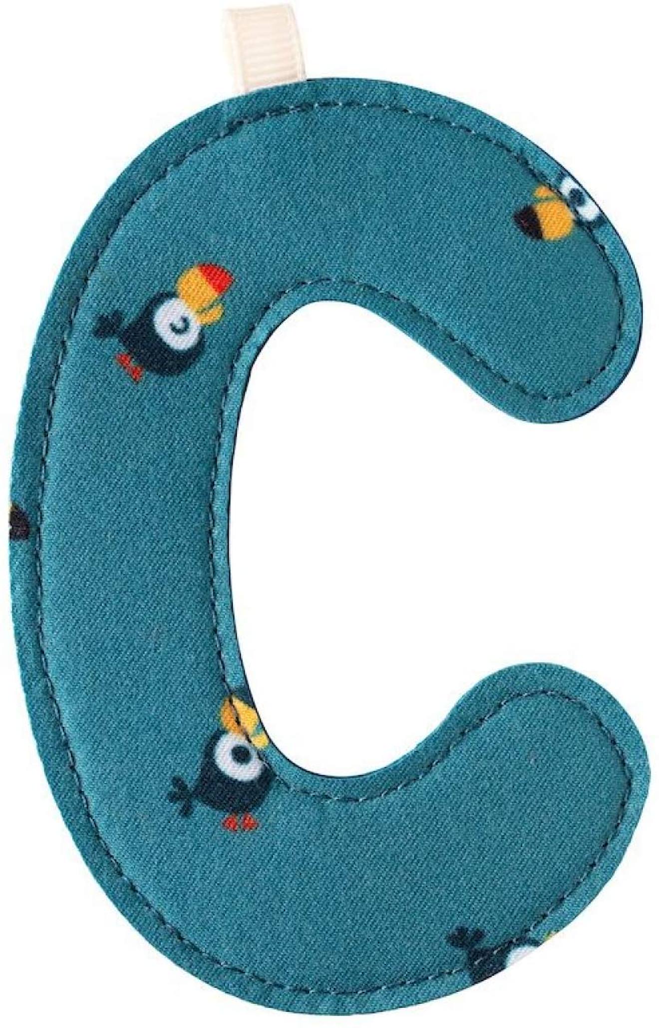 Lettre C Toucan Pablo Bleu