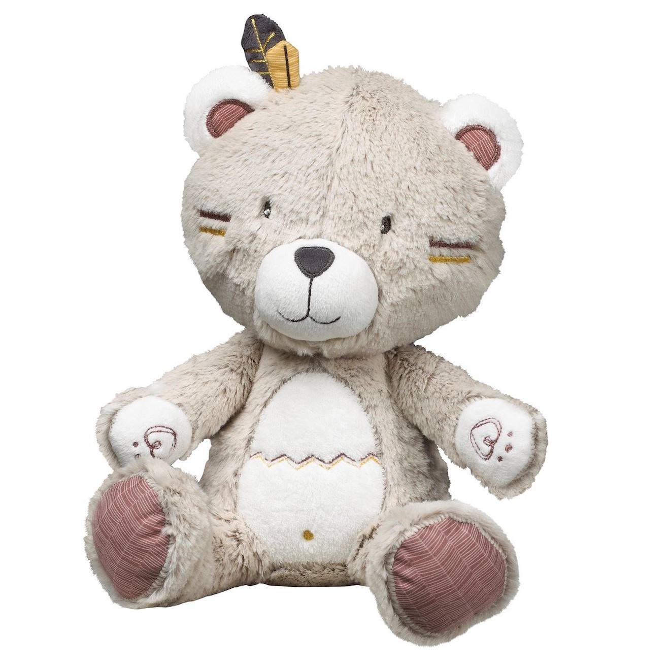 Doudou Ours En Velours - Timouki Beige