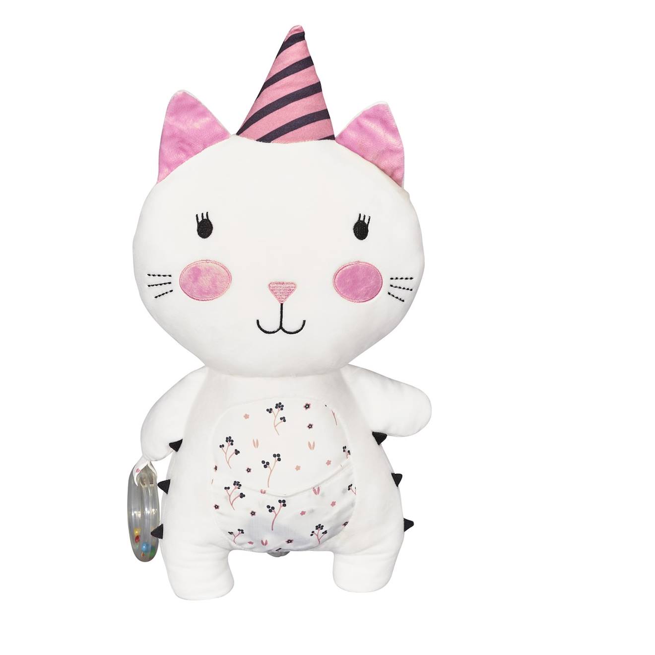 Baby Price - Peluche Multi Activités En Polyester Blanc