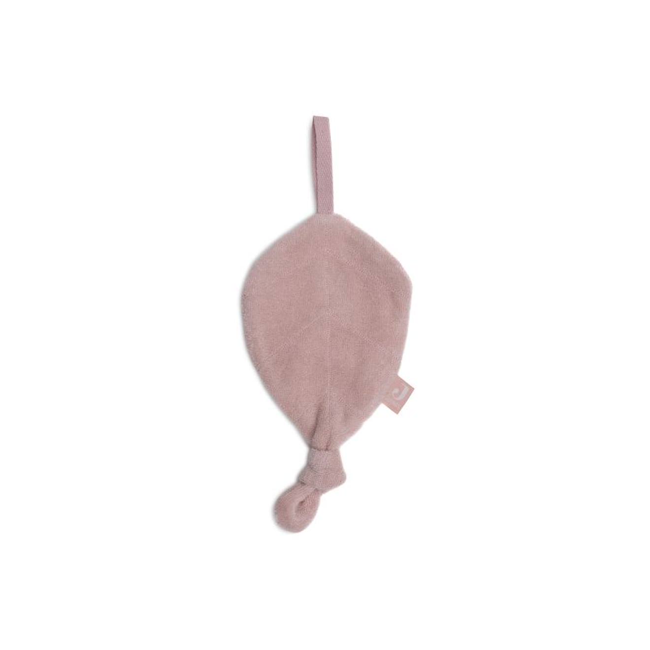 Attache Sucette Éponge En Coton Rose