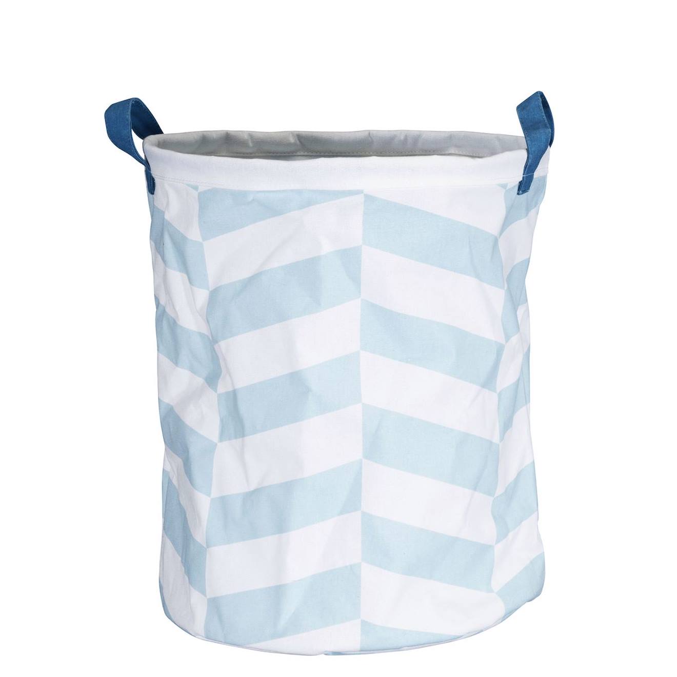 Panière De Rangement En Tissu Bleu